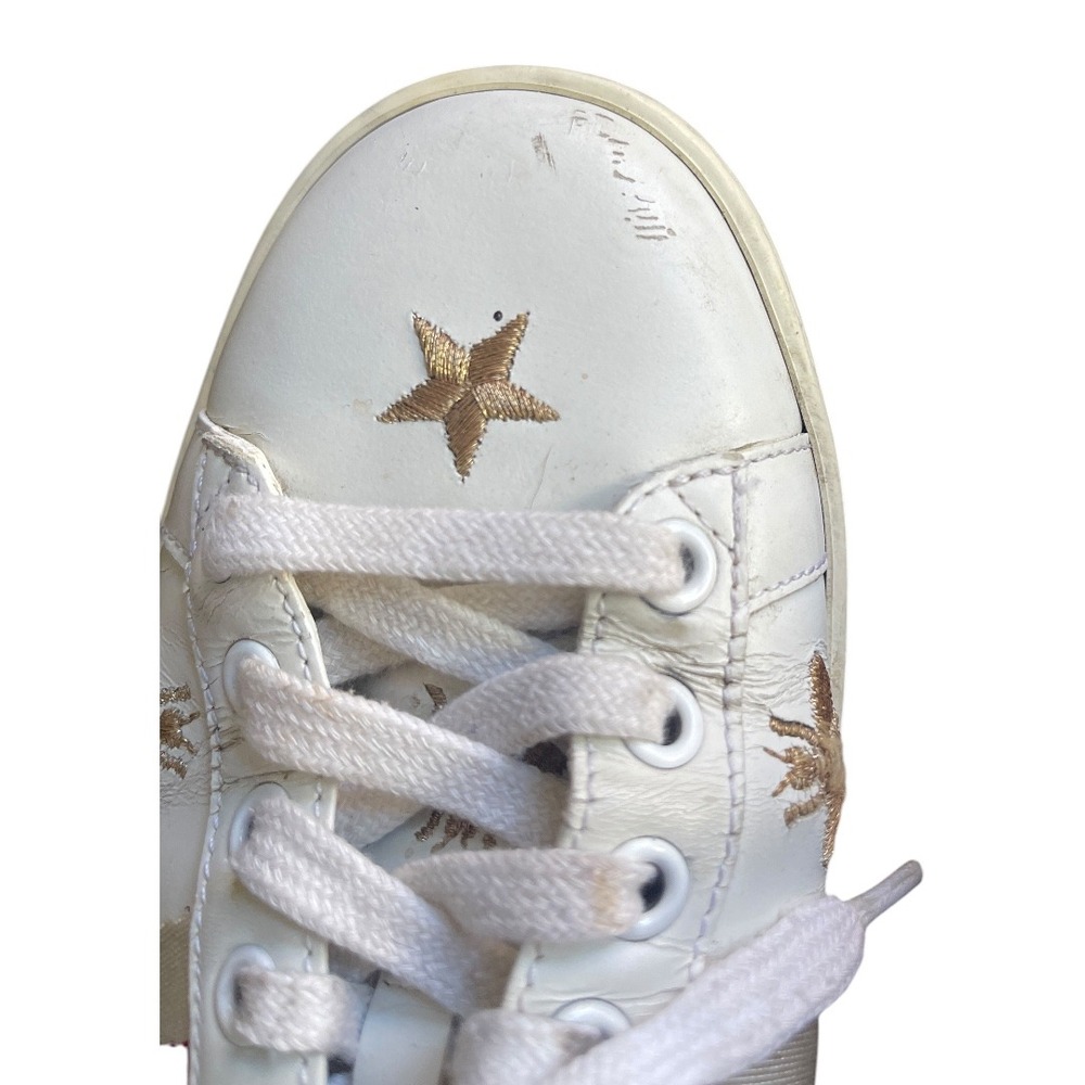 Gucci Ace Bee and‎ Star White Sneaker With Collapsable Heel Trainer 6 - Picture 6 of 11